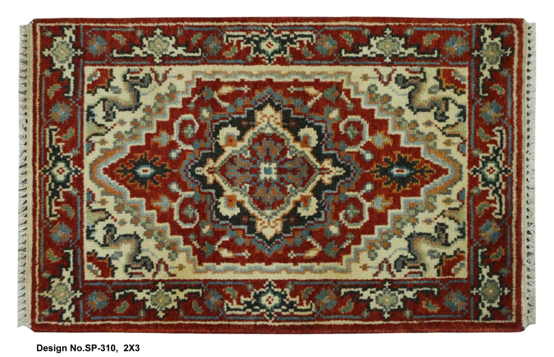 Hand knotted Indian Modern Rug 2'0" x 3'0"
